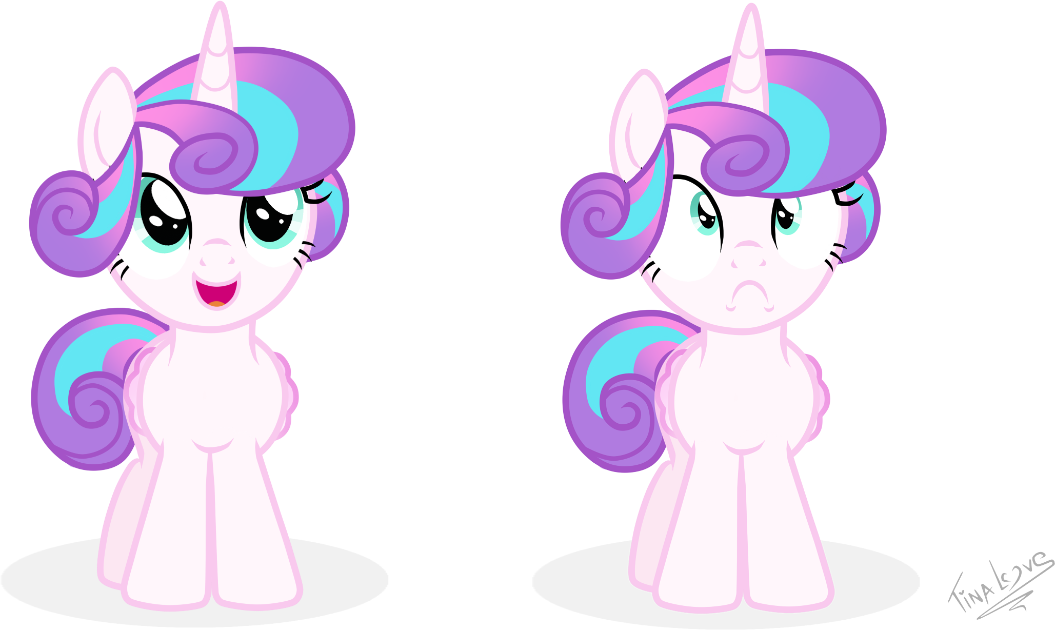 Flurry Heart Filly By Tina De Love - Mlp Flurry Heart Older (2300x1300)