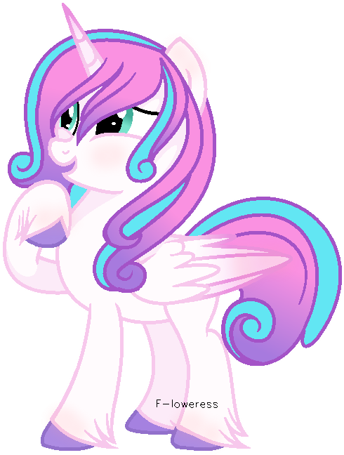 Flurry Heart By F-ioweress - Mlp Base Flurry Heart (590x704)