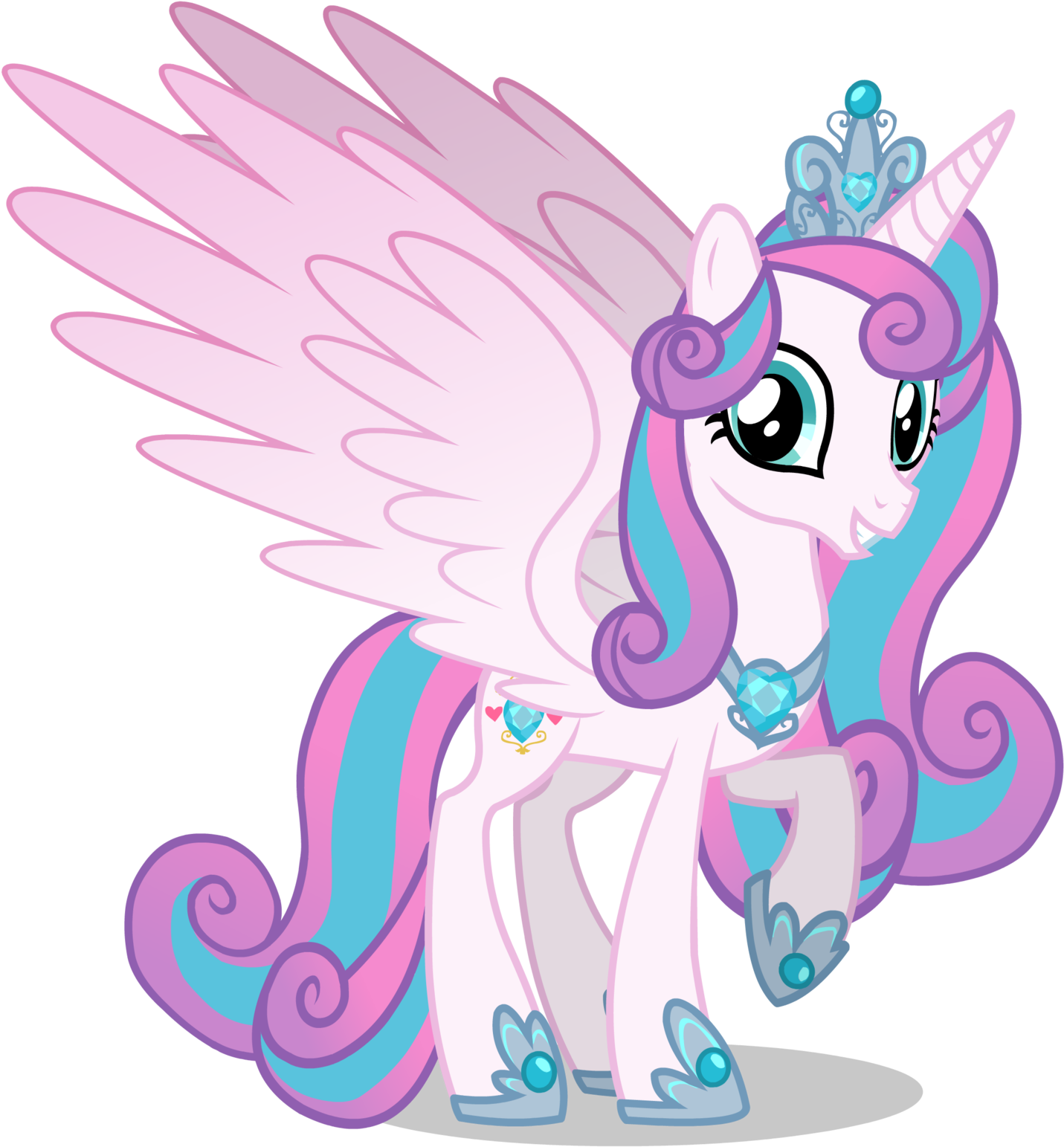 Princess Flurry Heart As Adult By Geovanaalmeida327 - My Little Pony Flurry Heart (1600x1586)