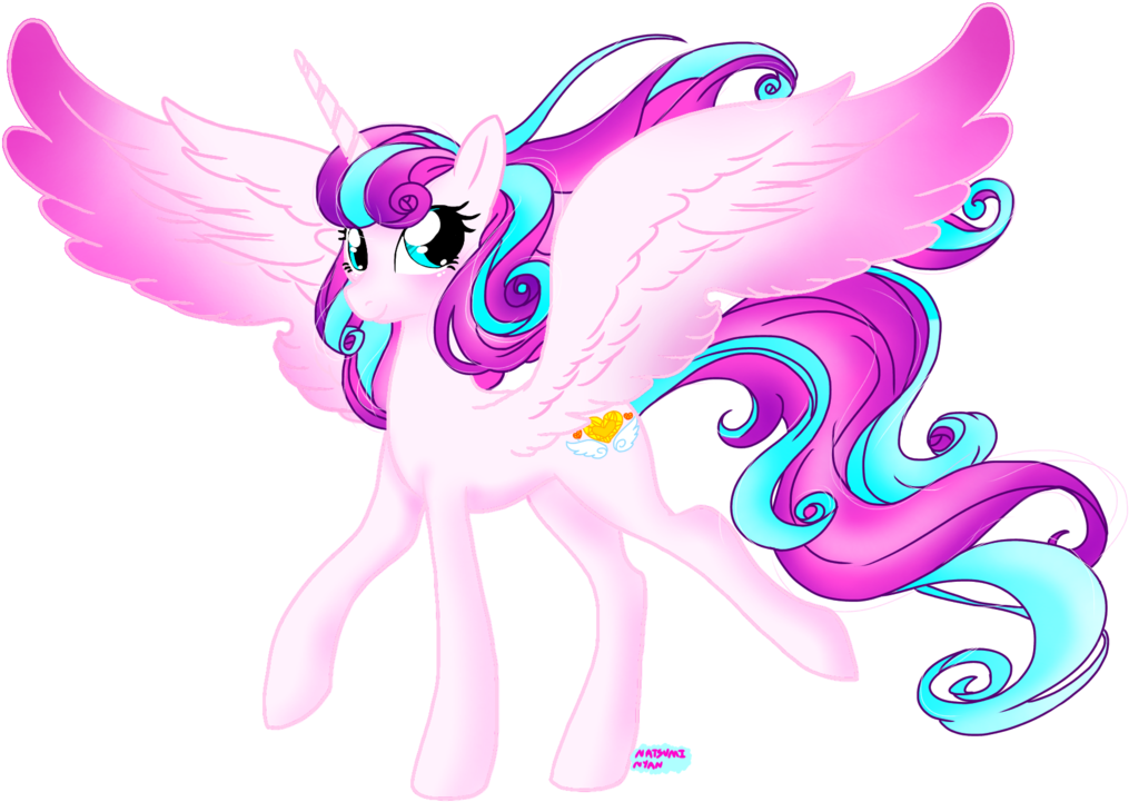 Equestria Princess Flurry Heart Grown Up By Natsum - Flurry Heart Grown Up (1024x724)