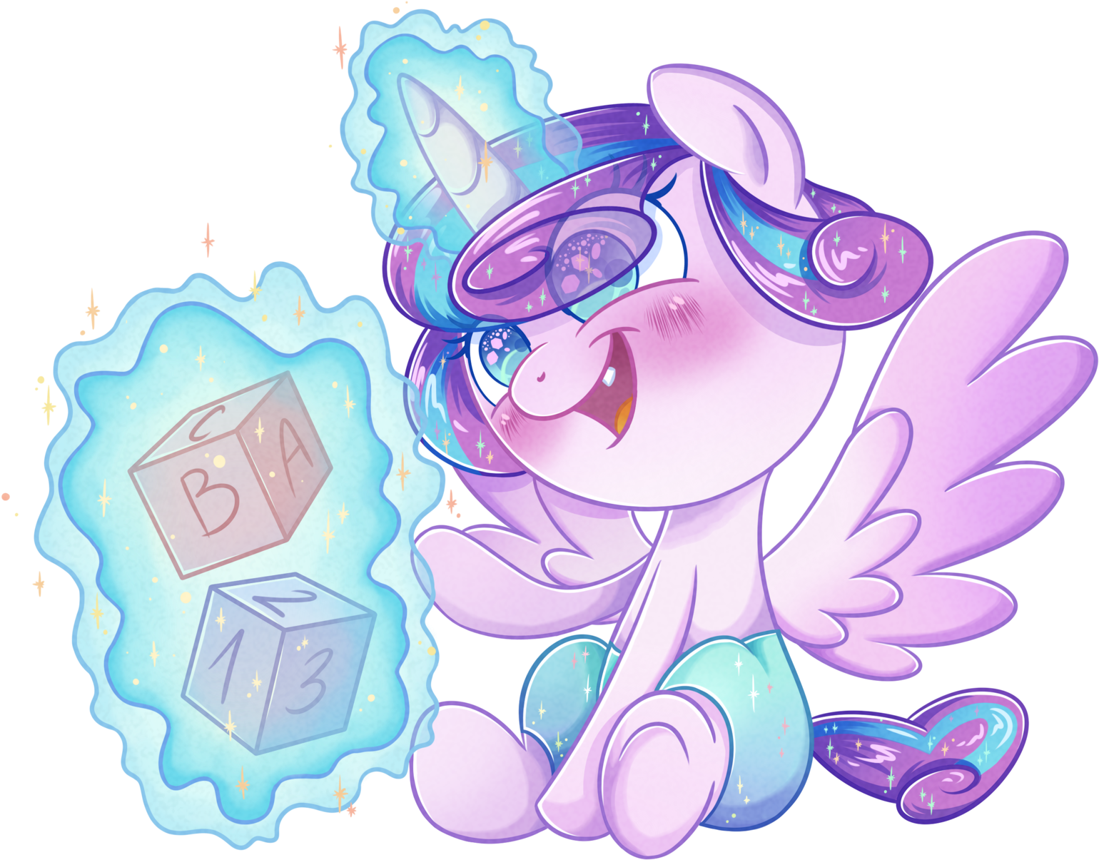 Princess Flurry Heart By Patchnpaw Princess Flurry - Flurry Heart Art (1600x1222)