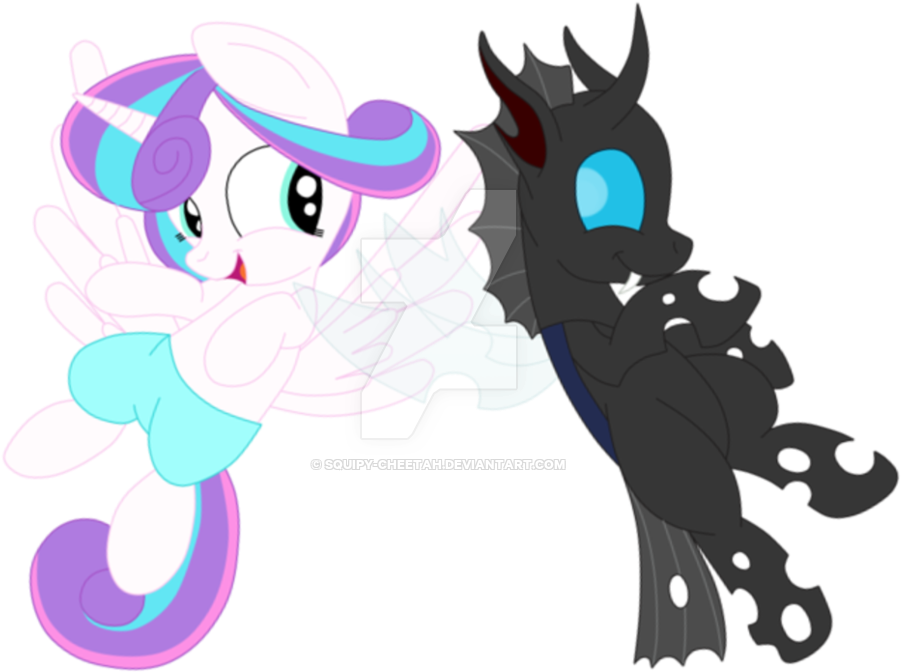 Forbidden Friendship By Squipy-cheetah - Kevin The Changeling Mlp (1024x764)