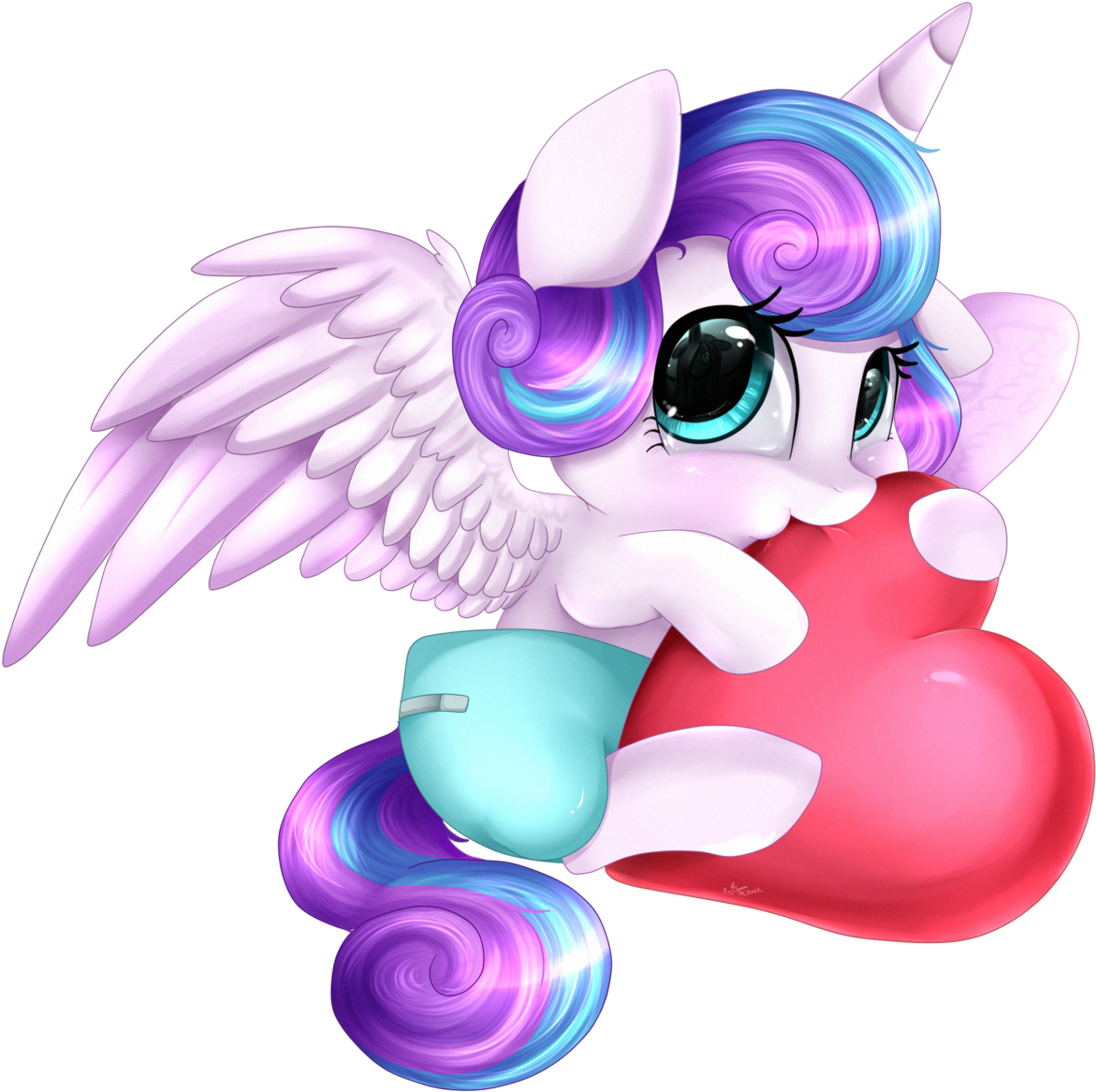 Princess Flurry Heart By Pridark Princess Flurry Heart - Mlp Cute Flurry Heart (1280x1264)