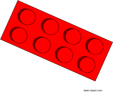 Free Red Lego Clip Art - Circle (450x450)