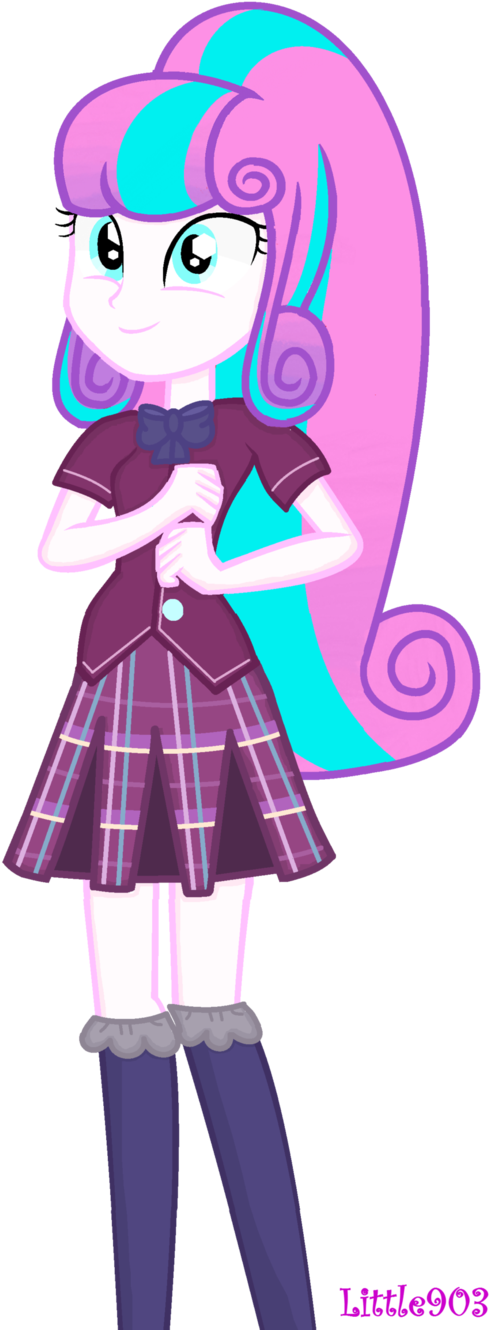 Flurry Heart Is A Shadowbolt By Little903 - Flurry Heart Equestria Girl (590x1354)