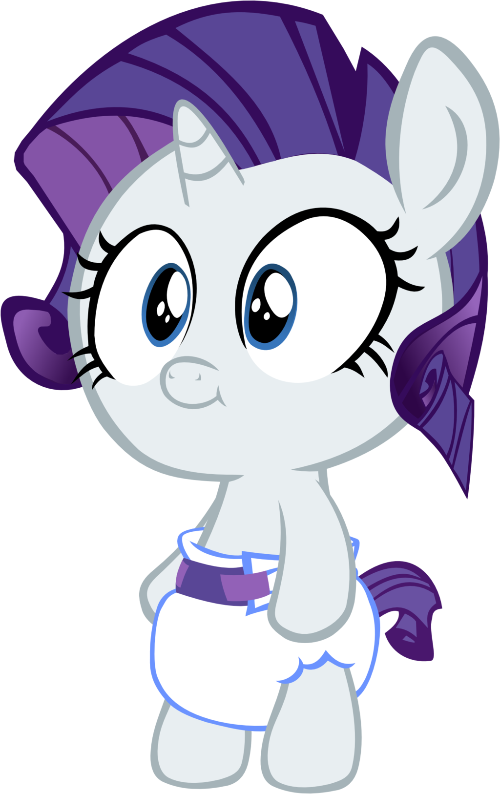 Megarainbowdash2000 Baby Rarity Flurry Heart Style - Rainbow Dash And Flurry Heart (1024x1626)