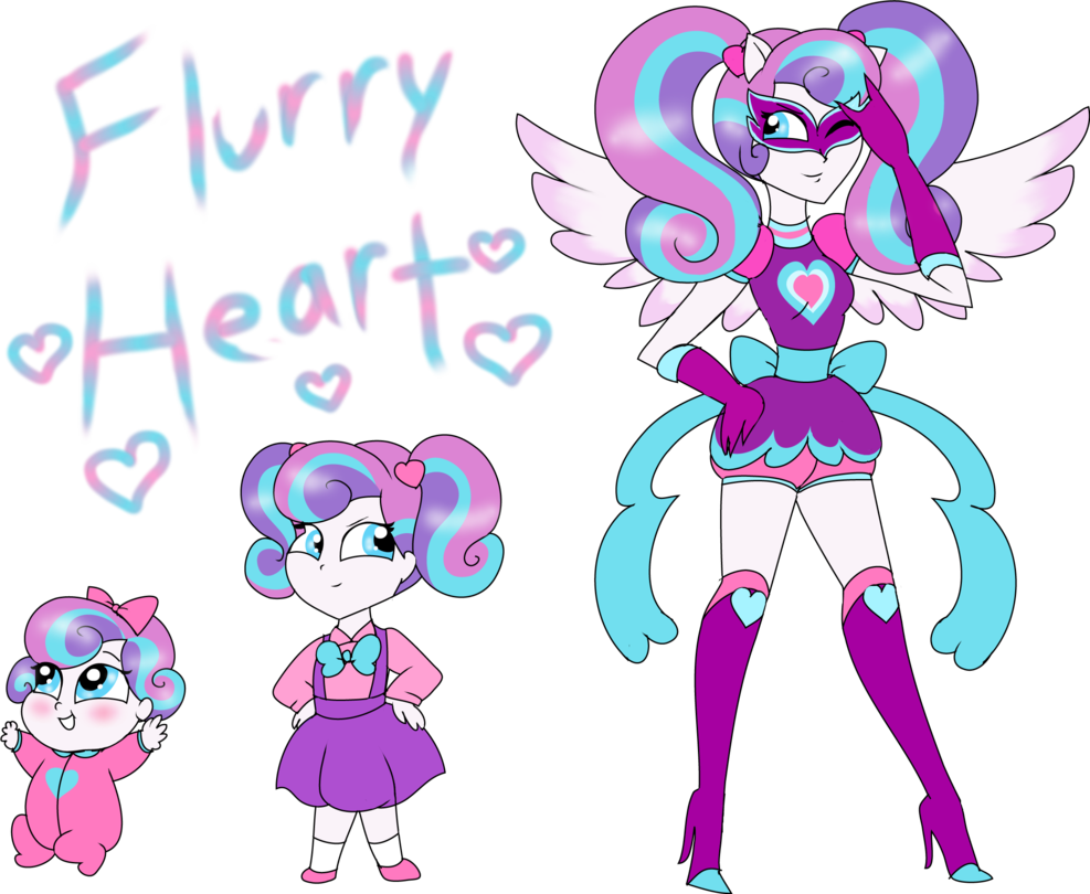 Flurry Heart By Purfectprincessgirl - My Little Pony Flurry Heart Equestria Girls (987x810)