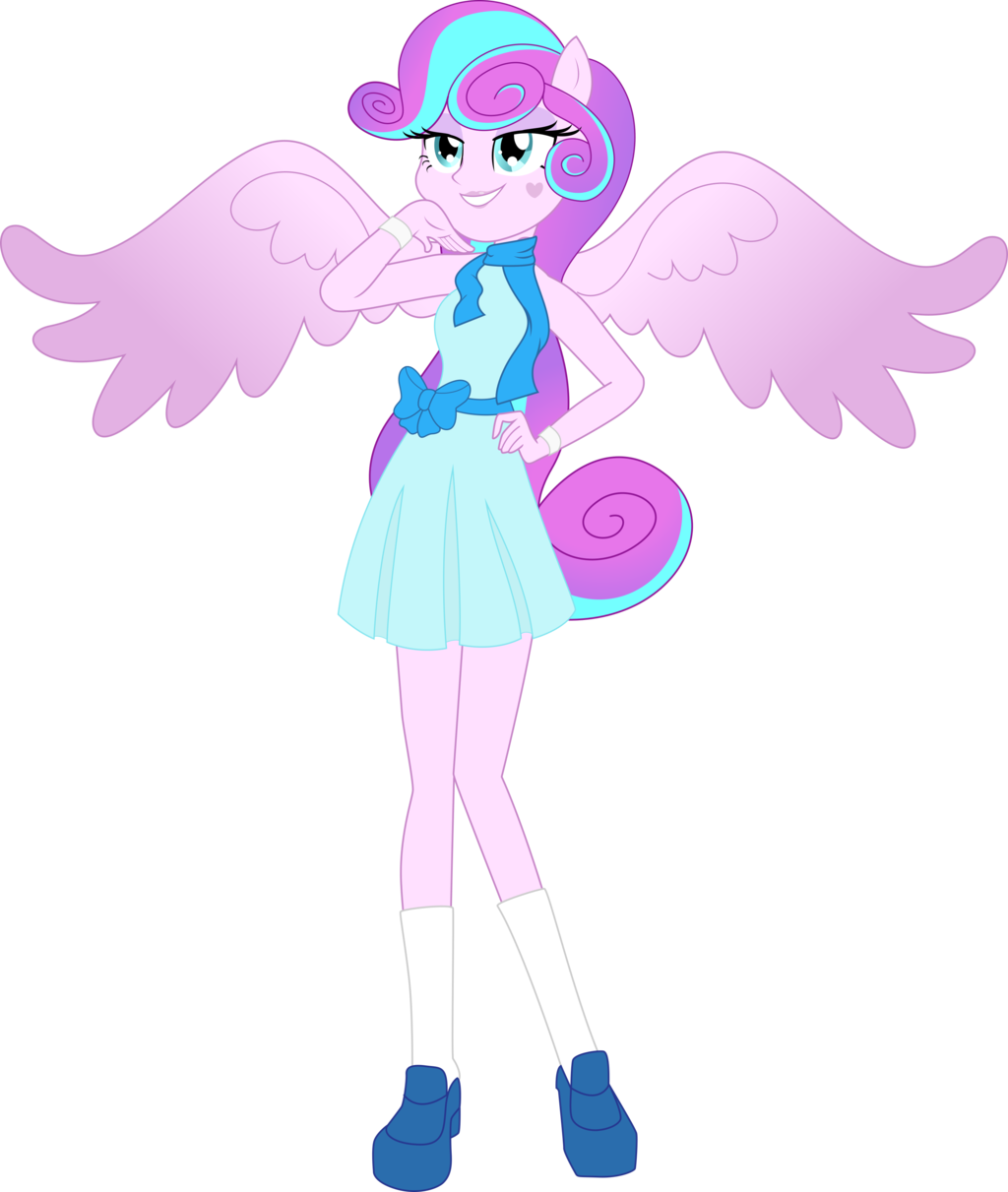 Flurry Heart The Equestria Girl By Theshadowstone Flurry - Flurry Heart Equestria Girls (1024x1211)