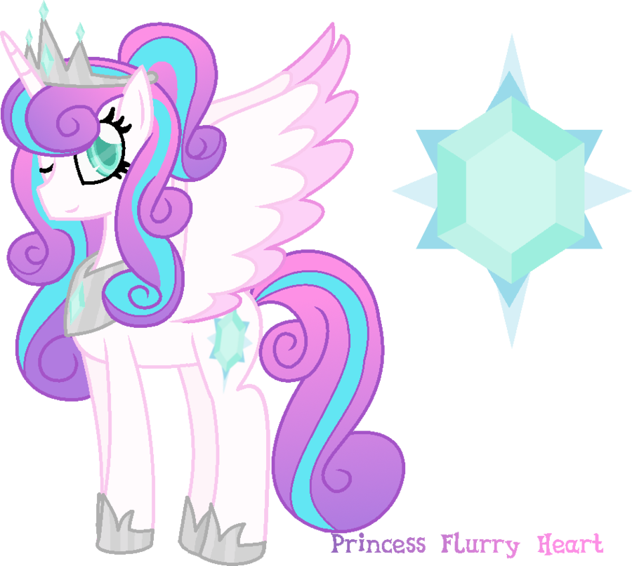Starlolliverse Flurry Heart - Cartoon (900x806)