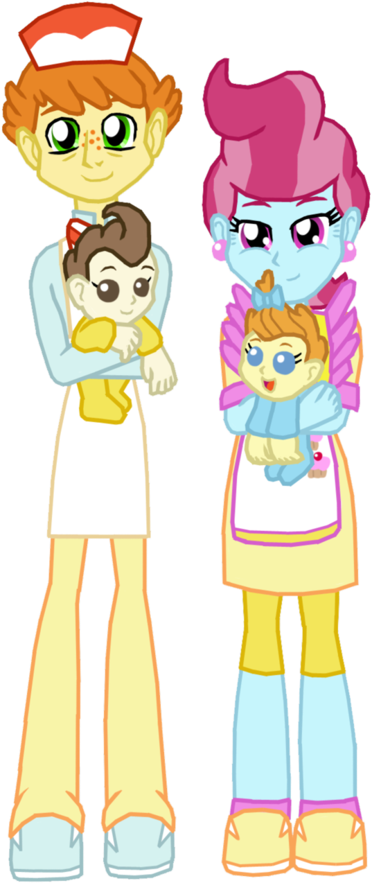 Ferrokiva, Carrot Cake, Cup Cake, Equestria Girls, - Mlp Eg Pound Cake And Pumpkin Cake (1024x1365)