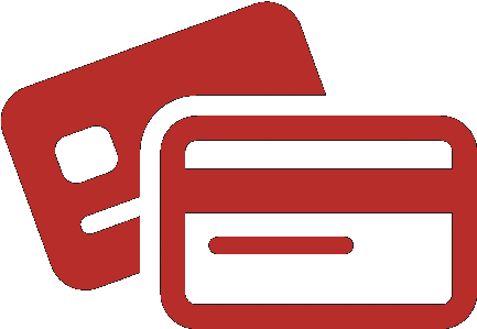 Minimum Of Paperwork - Blue Credit Card Icon (512x512)