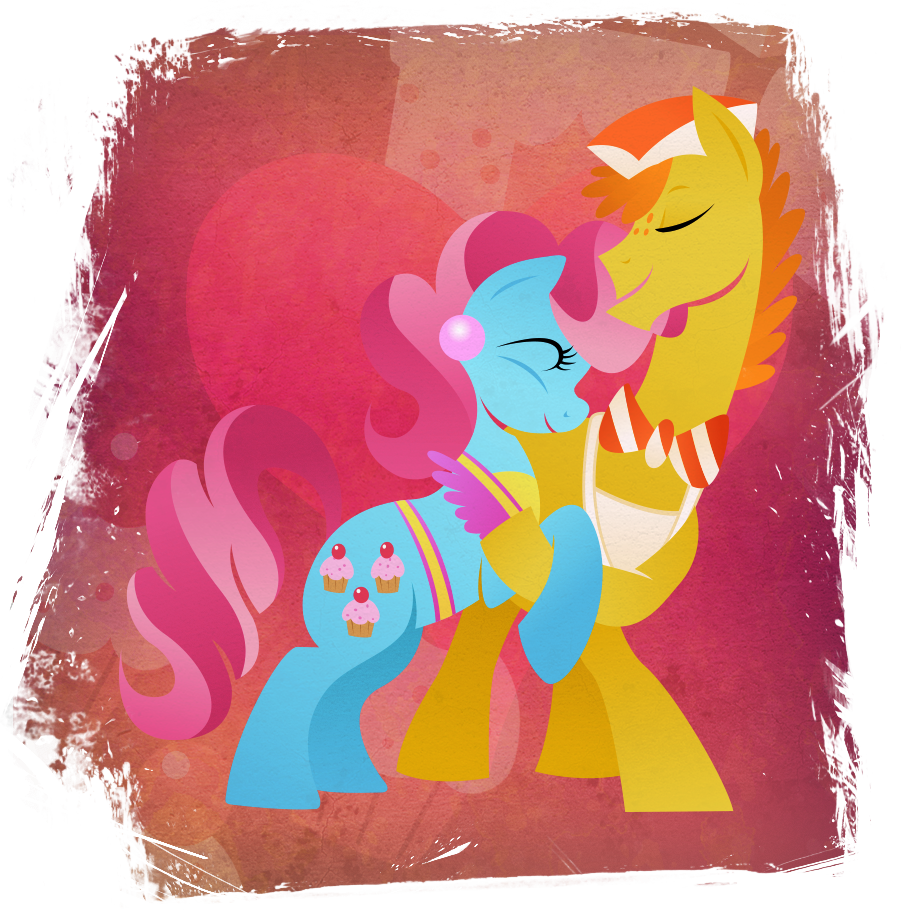 Mr And Mrs Cake - Mlp Mr And Mrs Cake (901x916)