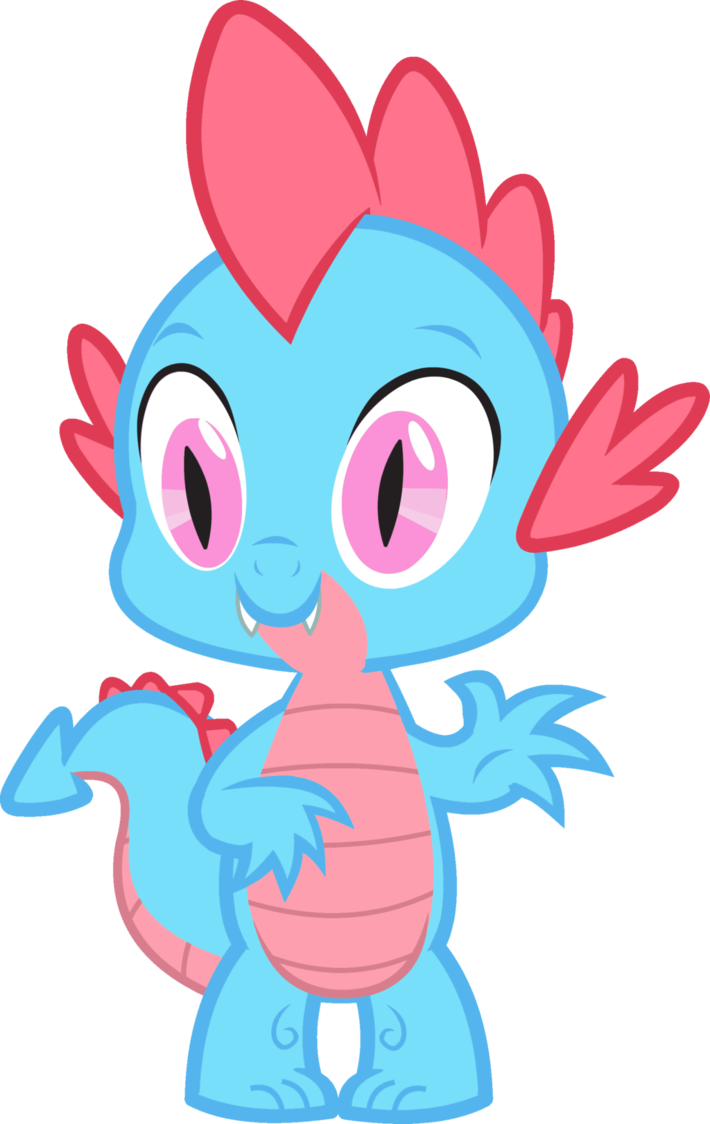 Mrs Cake Spike By Blah23z On Deviantart - Spike My Little Pony (710x1124)