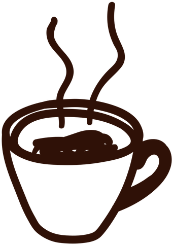 Hand Drawn Coffee Elements Vector - Drawn Coffee Cup Png (512x512)