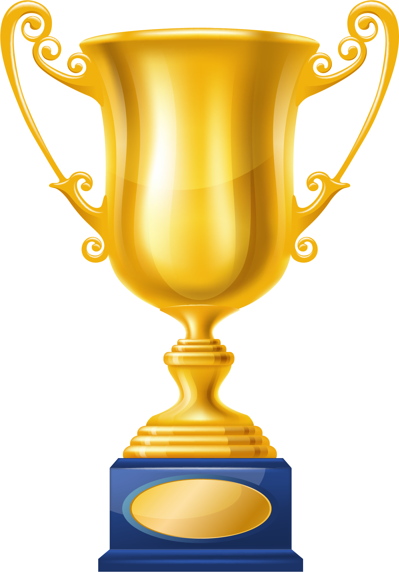 Trophy Clip Art - Cartoon Trophy (1744x2371)