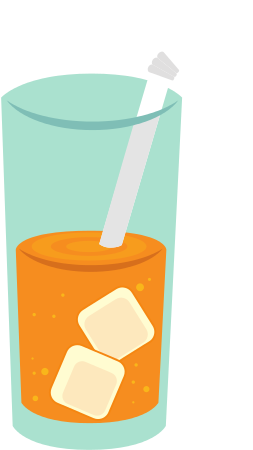 Glass Straw Drink Ice Icon Vector Graphic - Drink (550x550)
