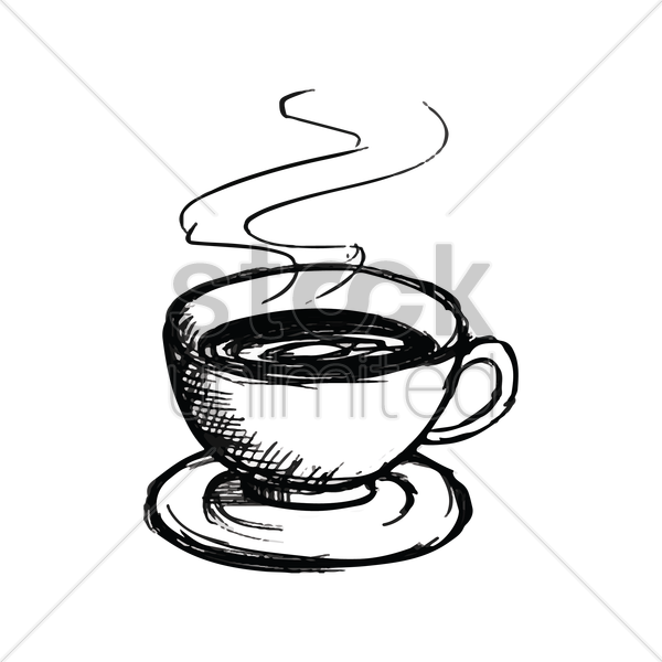 Cup Of Tea Vector Image - Illustration (600x600)
