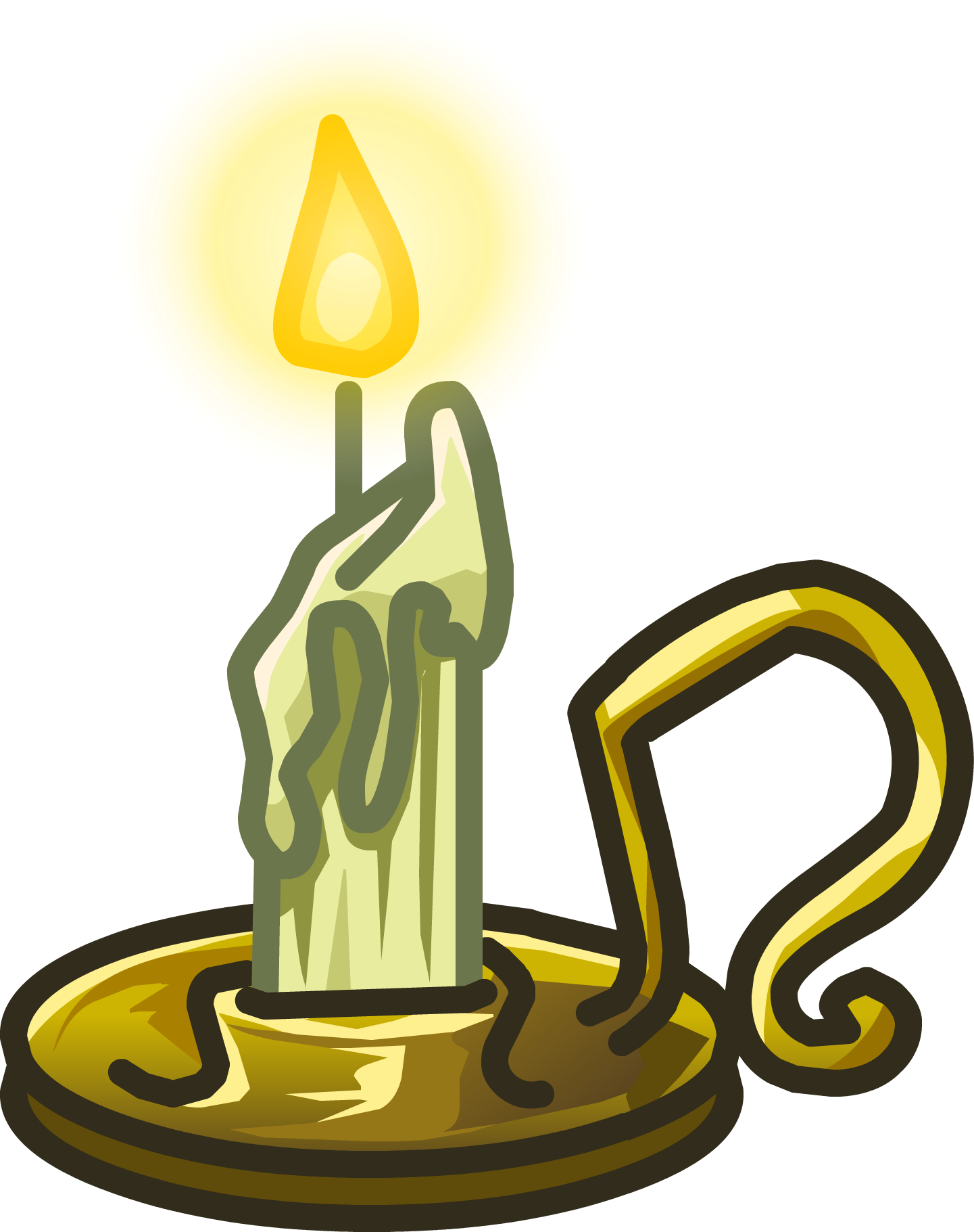 Creepy Candle Icon - Creepy Candle Icon (1441x1821)