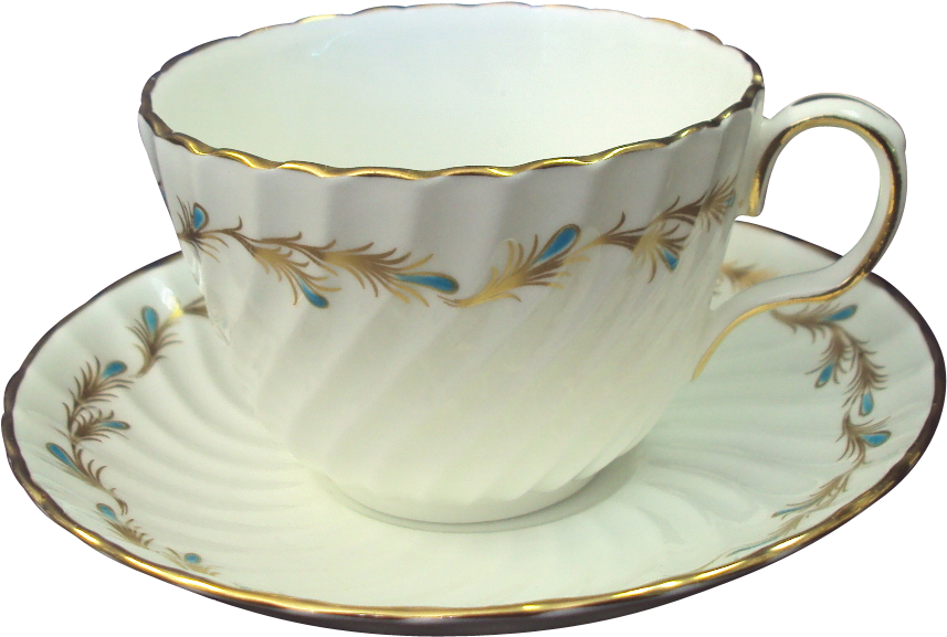 Aynsley English Teacup And Saucer "prelude" - Saucer (856x856)
