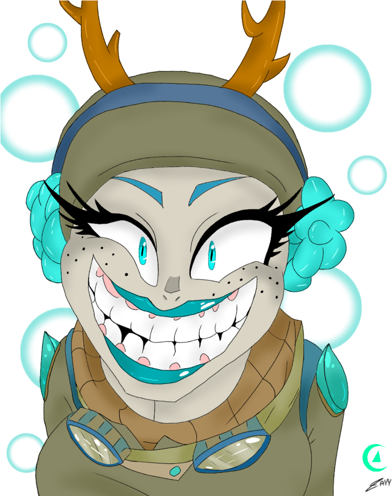 [urban Rivals][collab] Annuqa's Creepy Smile By - Smile (799x1001)