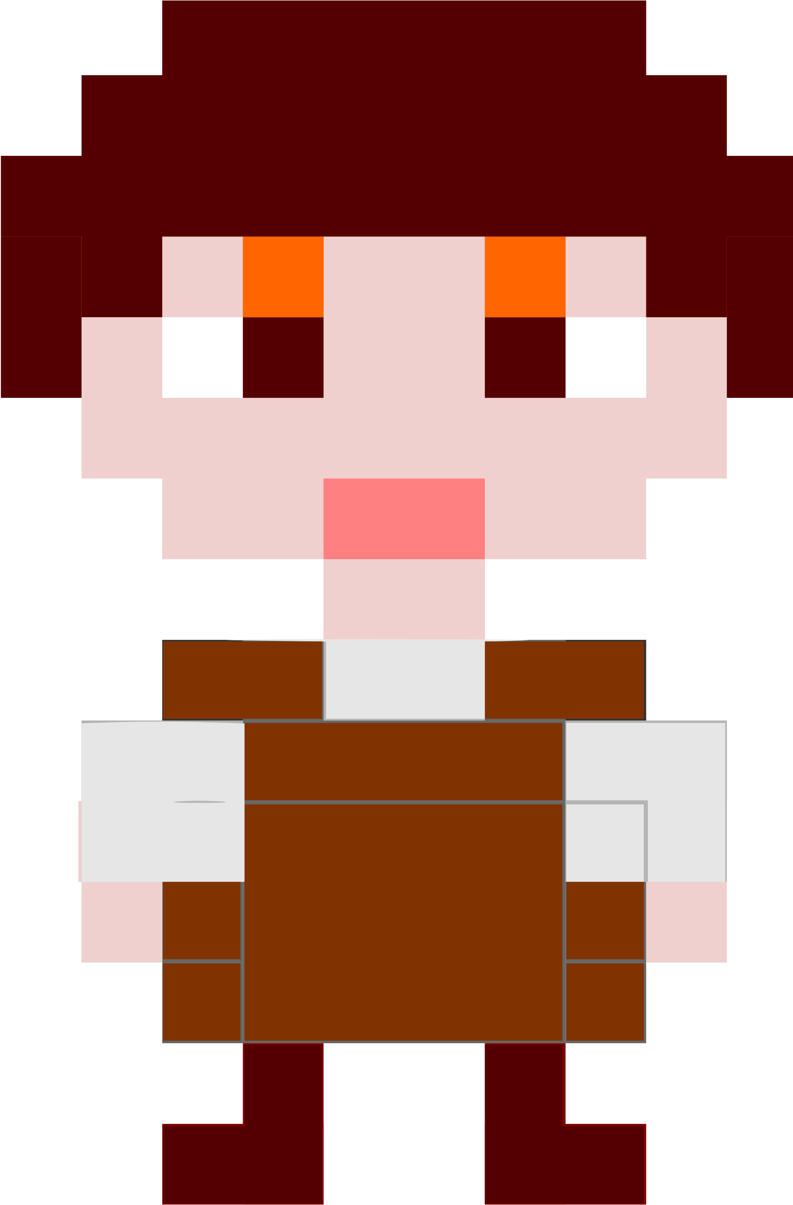 Pixel Art Male - 사람 픽셀 Png (1600x2400)