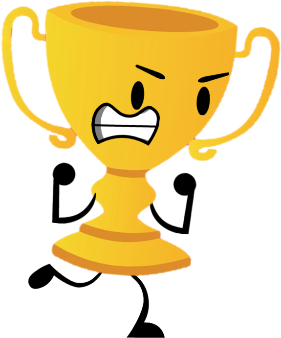 Trophy Pose - Battle For Dream Island Trophy (661x735)