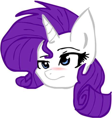 Drunk Rarity By Kuser77 - Cartoon (900x636)