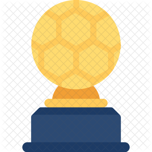 Golden Soccer Trophy Icon - Trophy (512x512)