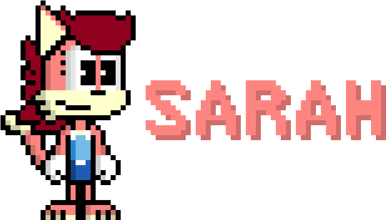 Sarah Pixel Art By Makatoons - Pixel Art (840x440)