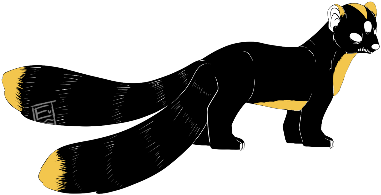 Creepy Marten By Eerien00dle - Mustelinae (1228x651)