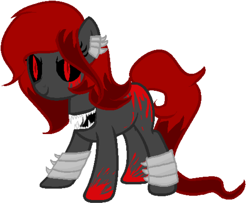 Awsime Creepy Cool Pony By Fnafangirl101 - Cool Ponies (900x780)