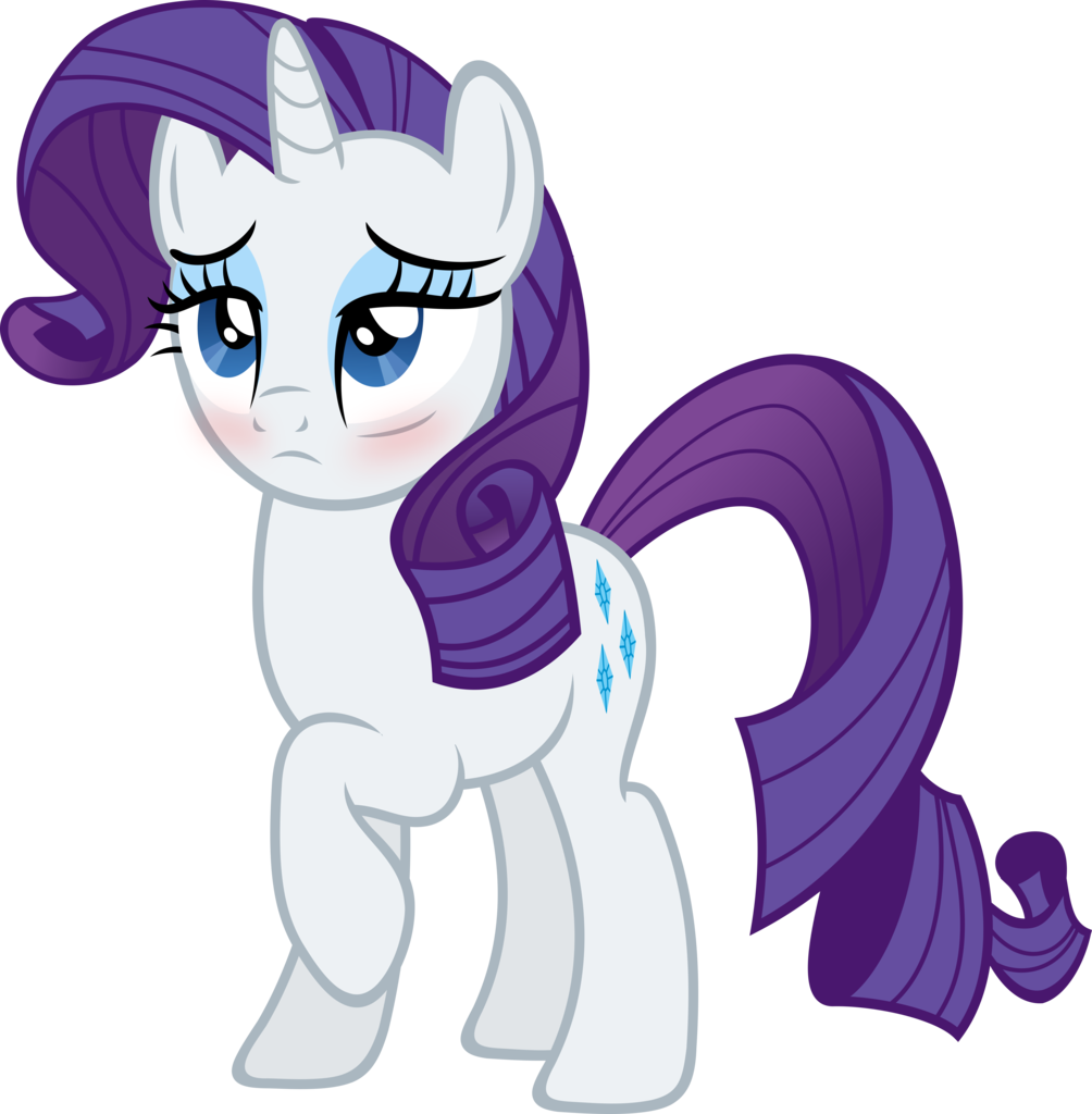 Slb94, Blushing, Drunk, Frown, Rarity, Safe, Simple - Rarity Vector (1004x1024)