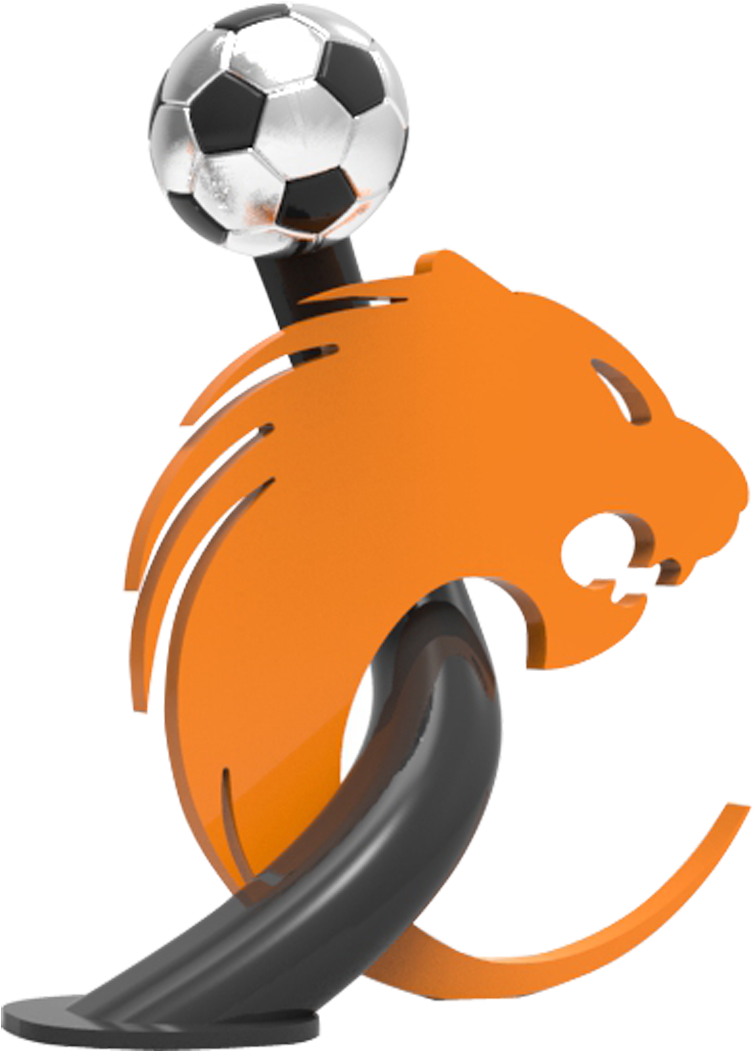 Football Themed Trophies - Illustration (1200x1200)