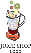 Food Drink Juice Shop Vector Logo Inspiration - Smoothie (389x346)