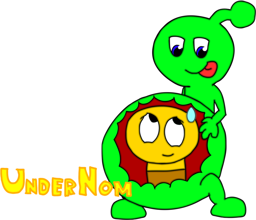 An Alien Appetizer Is Yummy For Yuki By Undernom - Cartoon (894x894)