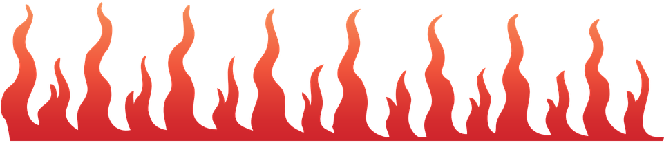 Heat Clipart Free Fire - Flames Clip Art (960x480)