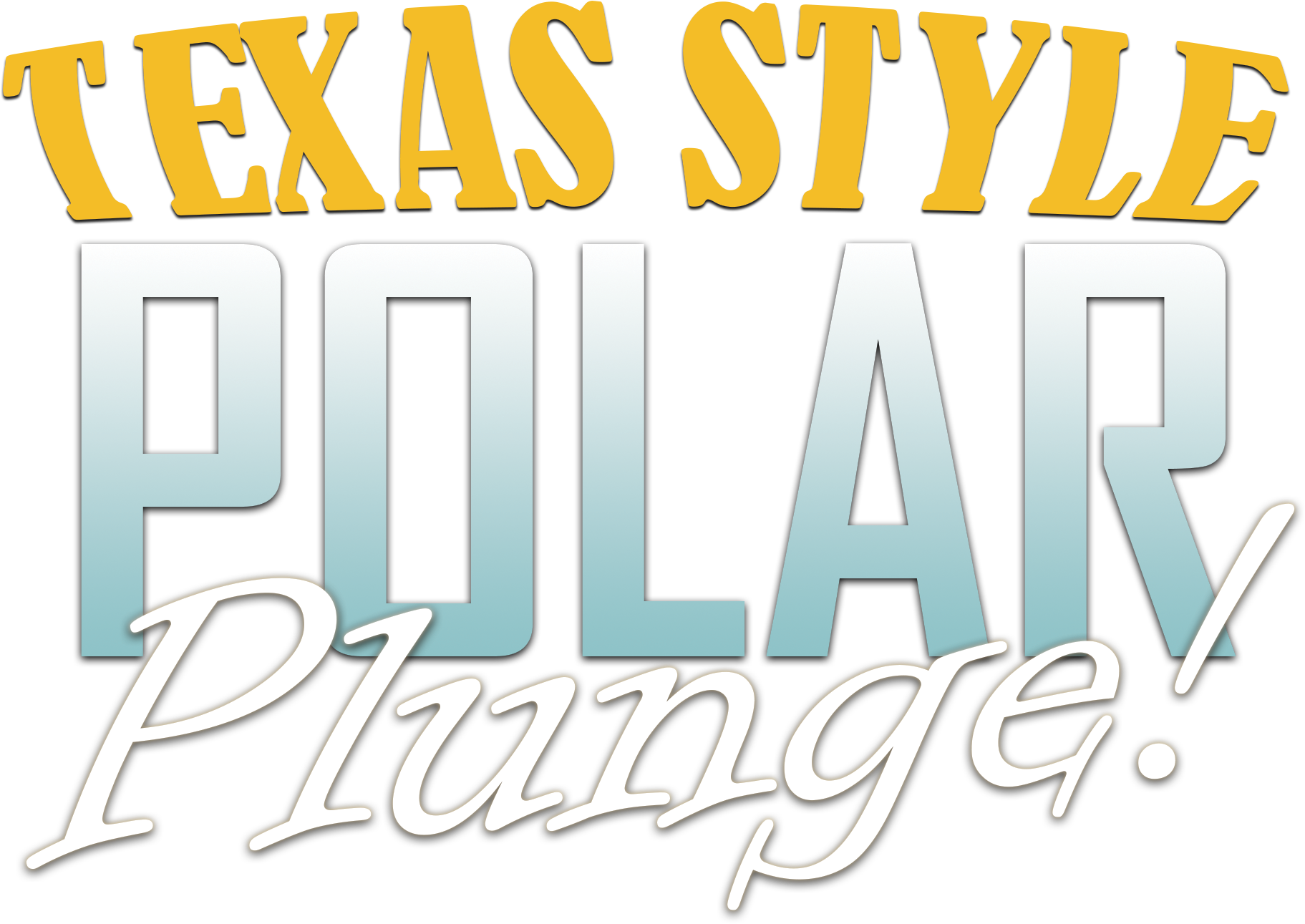 Texas Style Polar Plunge - Calligraphy (2100x1500)