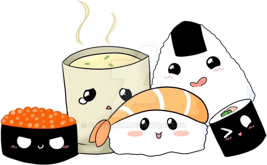 Sushi Design By Bunsdream - Cartoon (1024x738)
