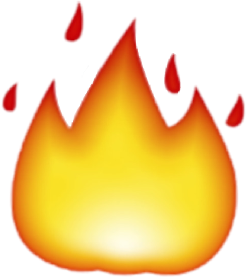 Fire Emoji Png (1024x1156)