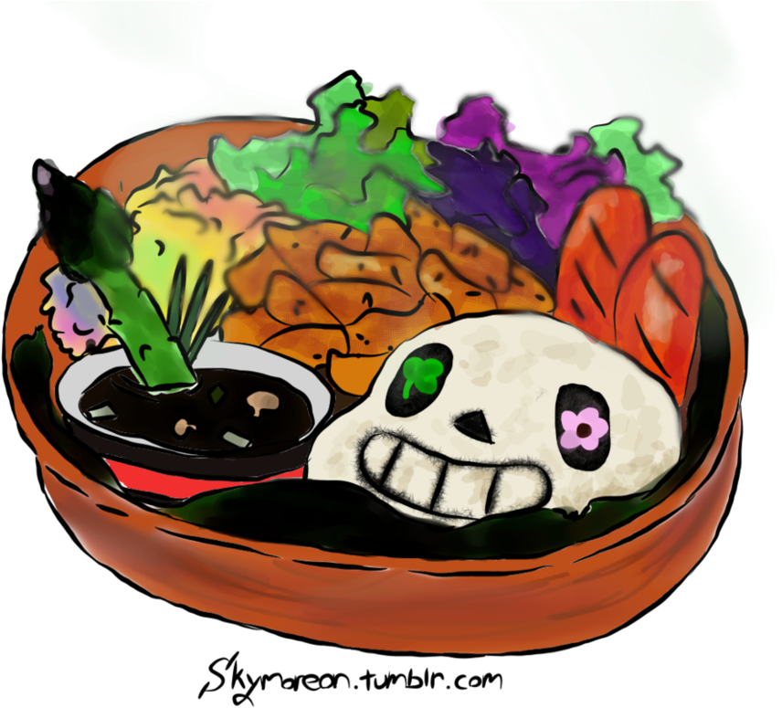 Bento Ink Sans By Darkwolfmightyena - Cake (988x809)