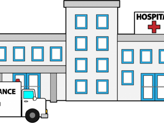 Hopital Clipart - Clip Art Hospital (640x480)