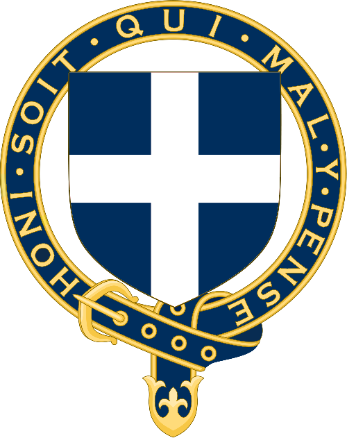 Official Symbol Of The Order - Order Of The Garter Garter (500x631)