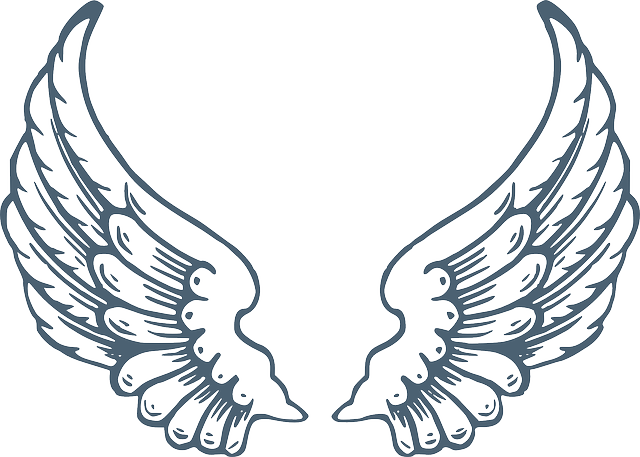 The Most Holy Place - Wings Clipart Black And White (640x457)