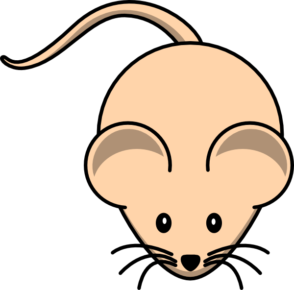 Pink Mouse Clip Art At Clker - Mouse Clip Art (600x592)