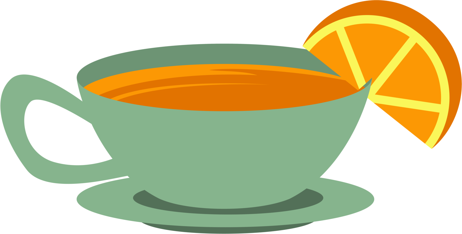 Cirtus Tea's Cutie Mark [request] By Lahirien - Mlp Tea Cutie Mark (1600x810)