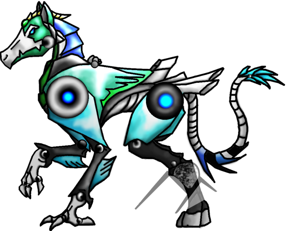 Mecha Gryphon By Hills To Sky - Slugterra Fan Made Mecha Beasts (997x802)