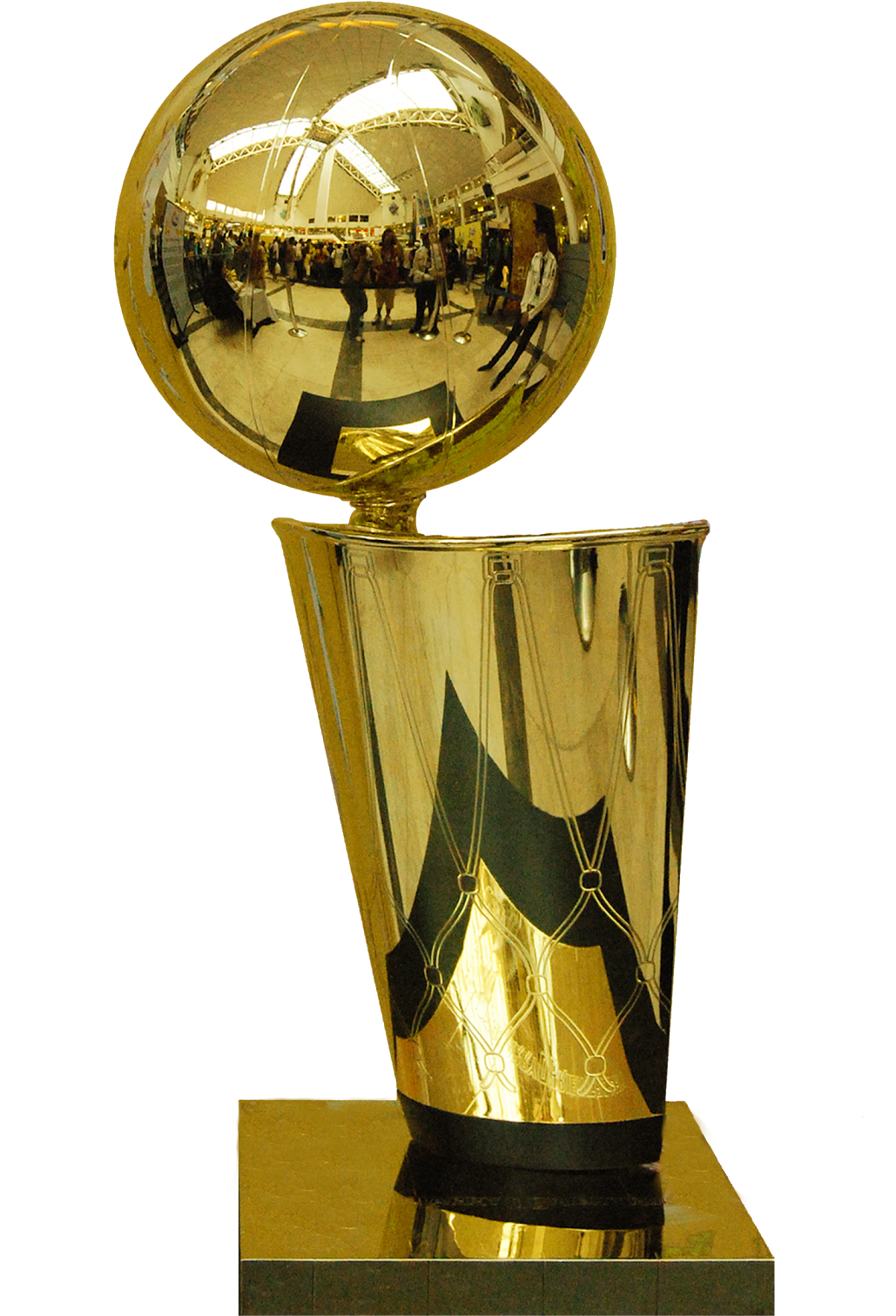 Basketball With Crown Drawing Download - Larry O Brien Trophy Png (1107x1600)