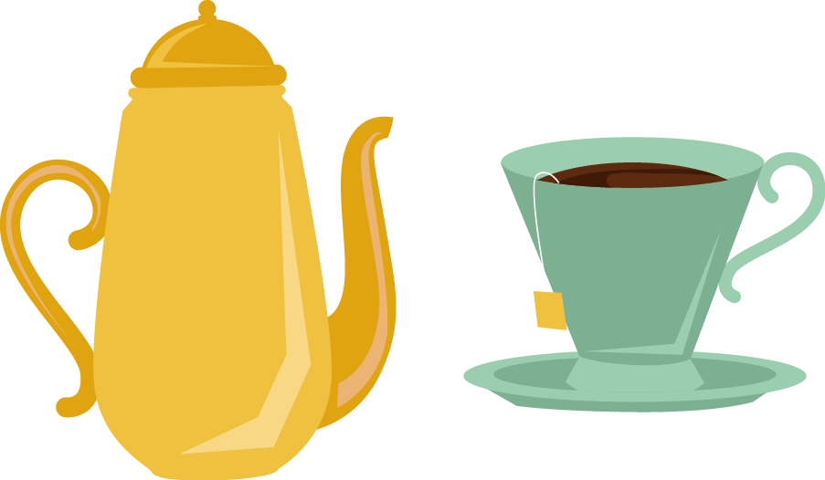 Teapot Coffee Cup Mug - Tetera Taza Png (903x526)