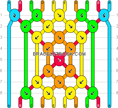Normal Pattern - Friendship Bracelet (430x376)