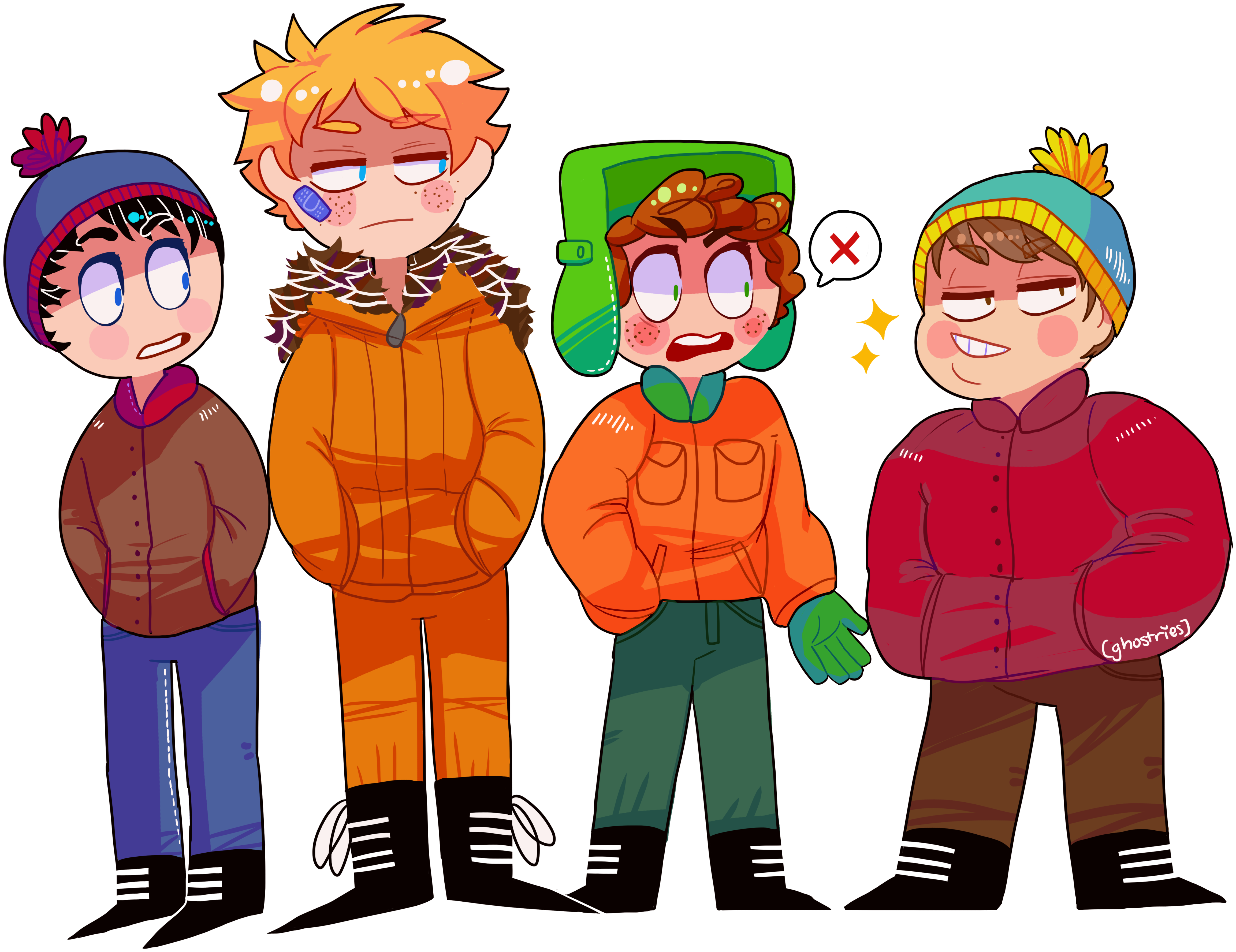 As You Can See - Kenny And Cartman (4956x3694)